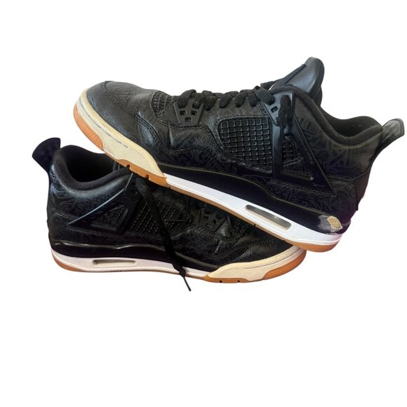 Nike Jordan 4 Retro Laser, 30th Anniversary 2019, Y7 - Picture 7 of 13